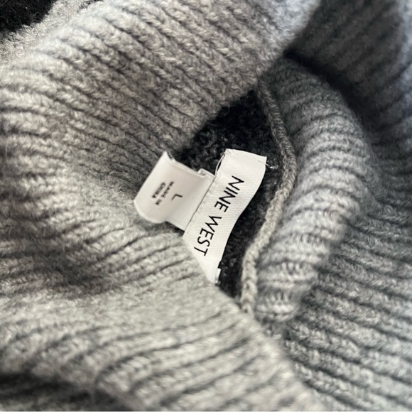 Nine West Mock Neck Knit Sweater - Picture 5 of 6